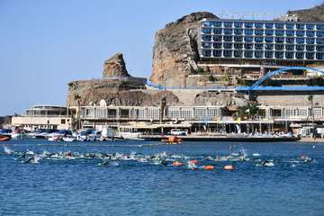  La teldense Ainhoa Santana brilla en los 10.100 metros de la IV Mogán Open Water/TA.